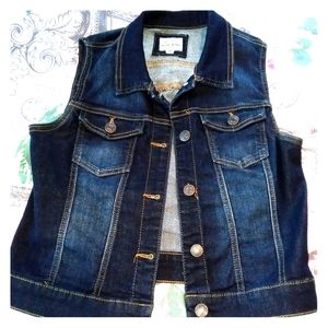 Jean Jacket Sleeveless Vest